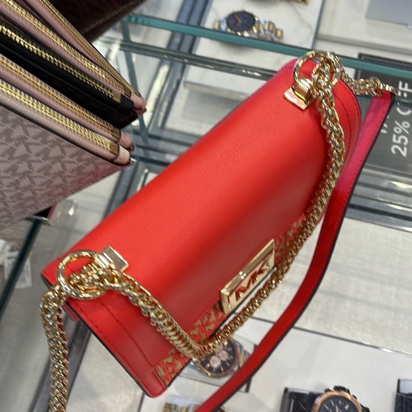 MICHAEL KORS SONIA SMALL SHOULDER XBODY Coral Reef - Picture 15 of 16